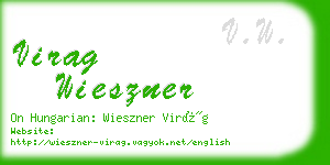 virag wieszner business card